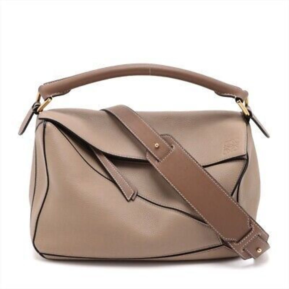 Puzzle Medium Leather 2 Way Handbag